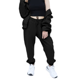 Sweatpants - Elastic Bottom Black