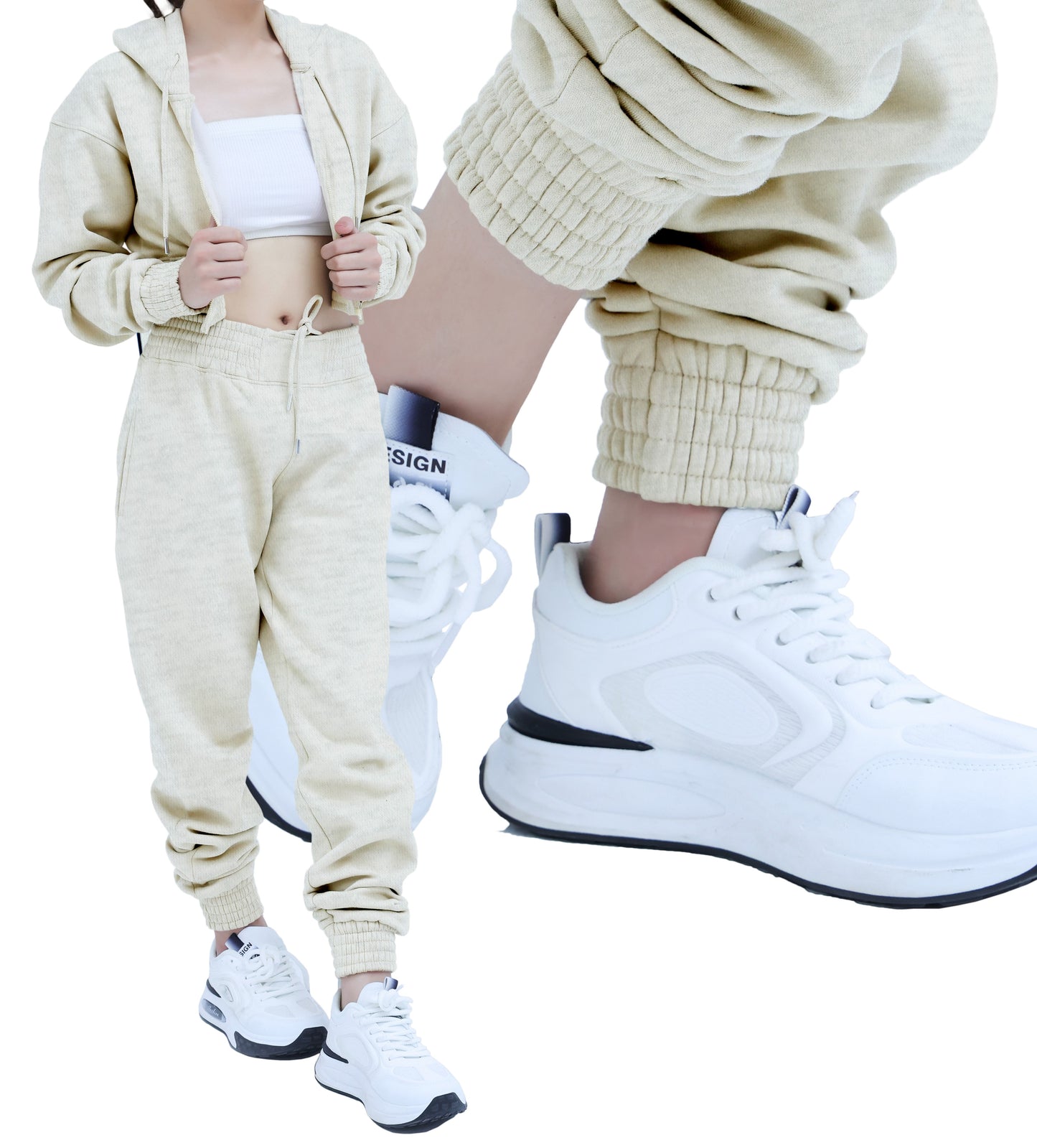 Two piece outfits Sweatsuit - Slate Grey