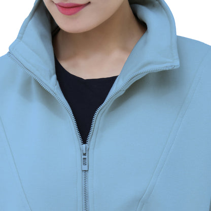 Half Zip Sweatshirts - Oatmeal