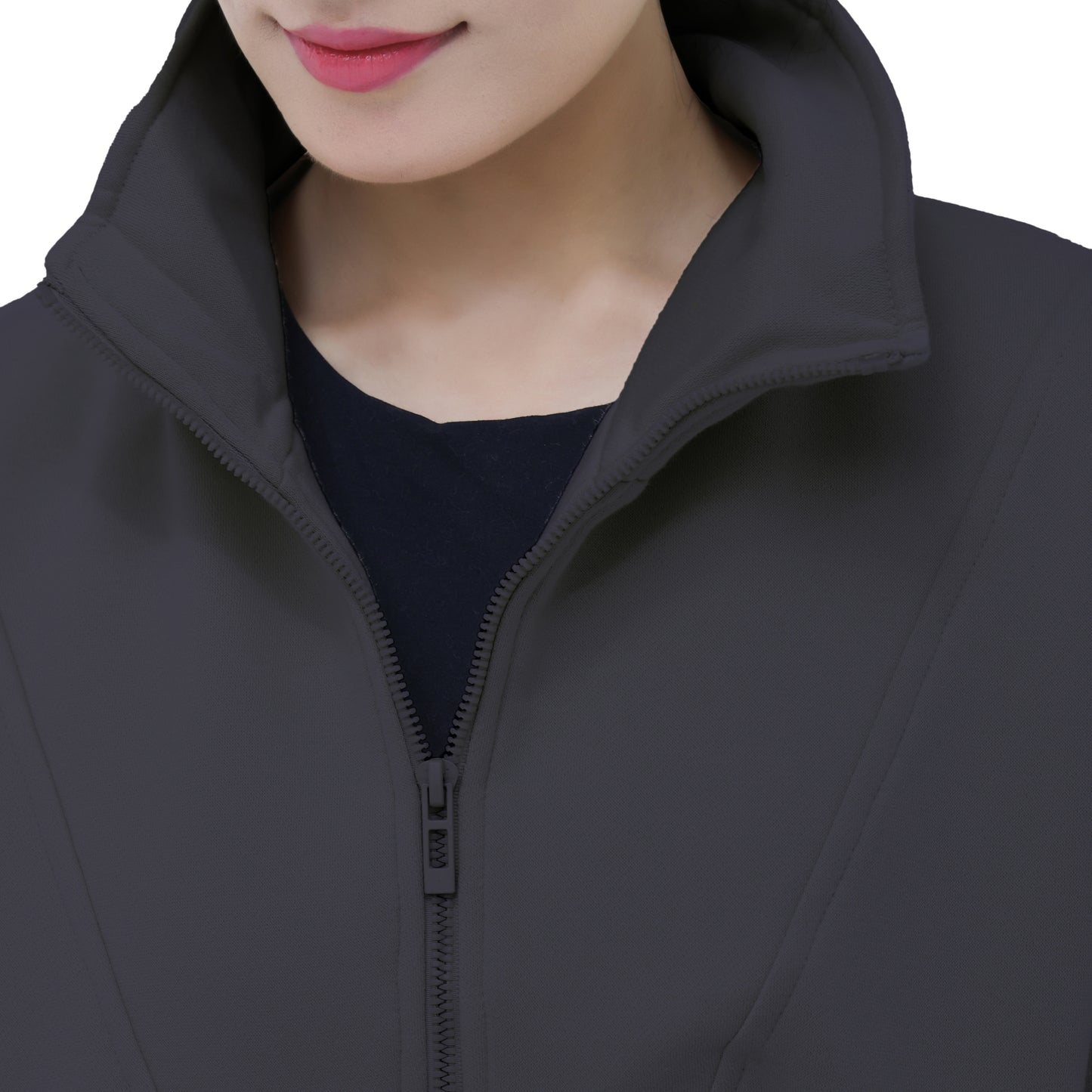 Half Zip Sweatshirts - Oatmeal