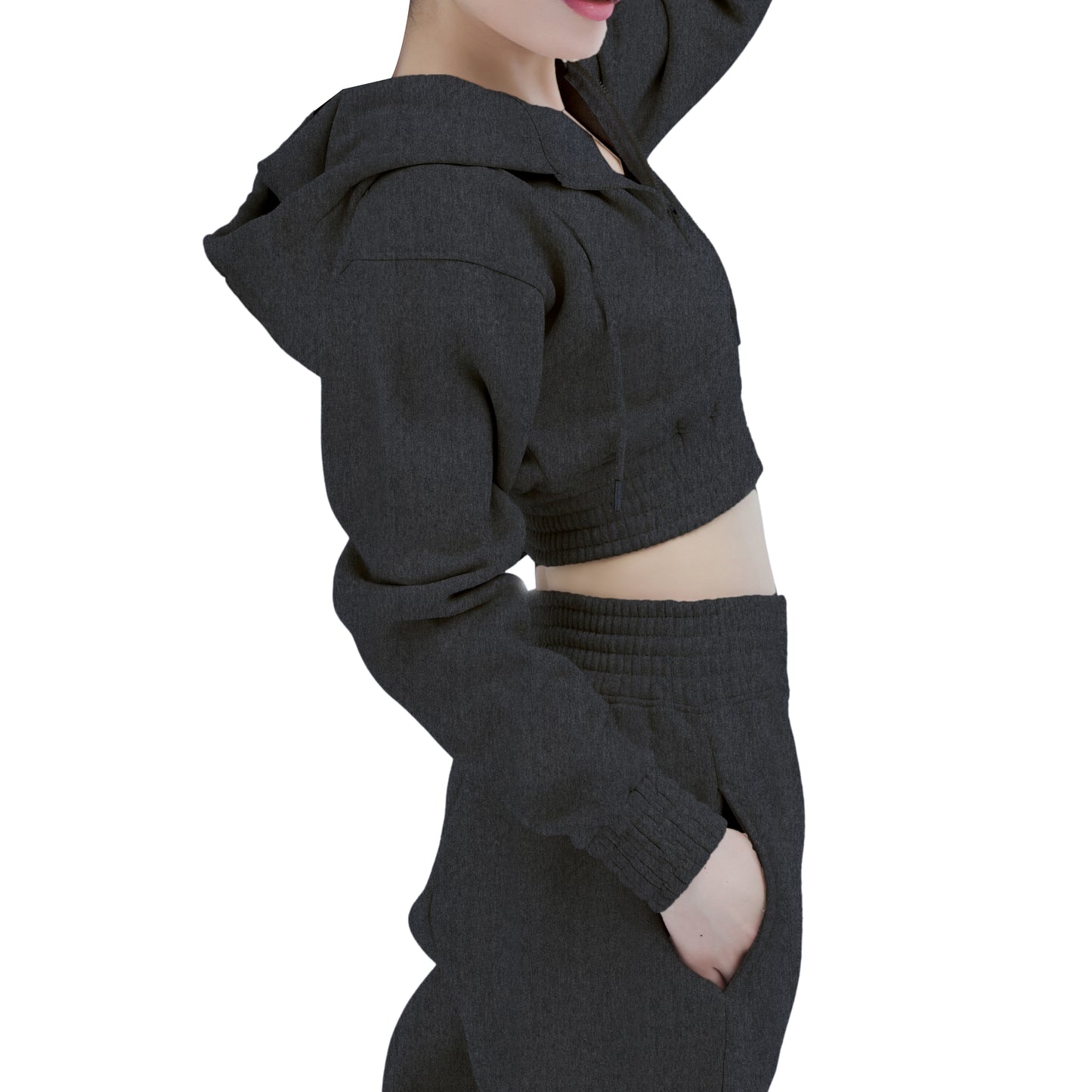 Sweatpants - Open Bottom Slate Grey