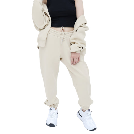 Sweatpants - Elastic Bottom Cream