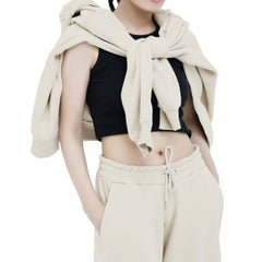 Sweatpants - Elastic Bottom Bleached Grey