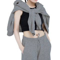 Sweatpants - Elastic Bottom Bleached Grey