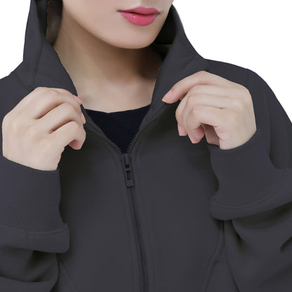 Half Zip Sweatshirts - Oatmeal