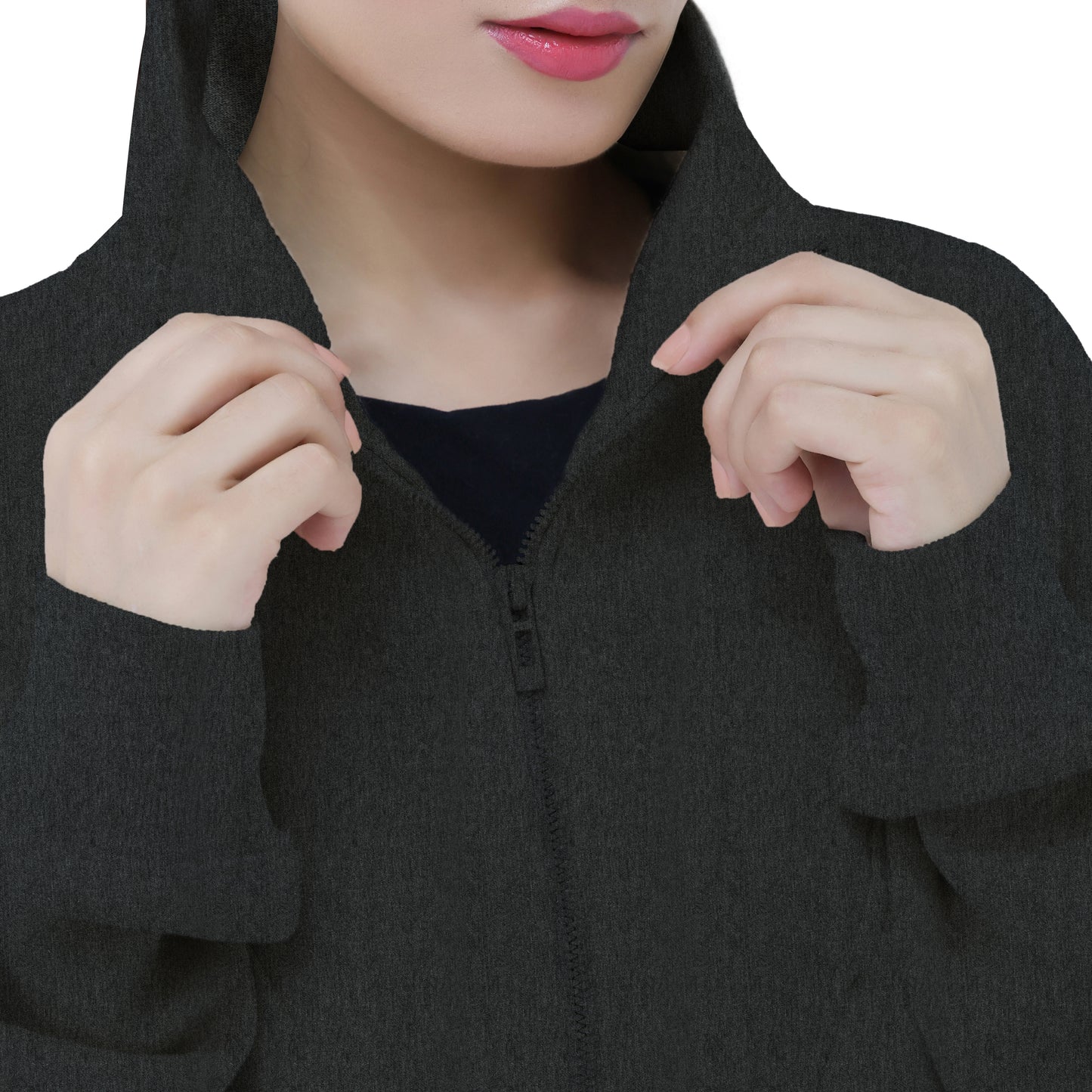 Half Zip Sweatshirts - Oatmeal