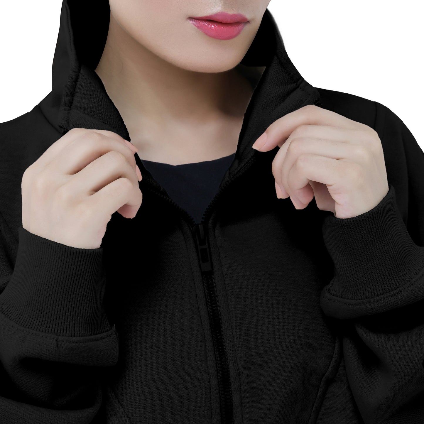 Half Zip Sweatshirts - Oatmeal