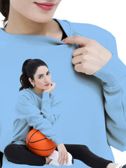 Crewneck Sweatshirts - Sky Blue