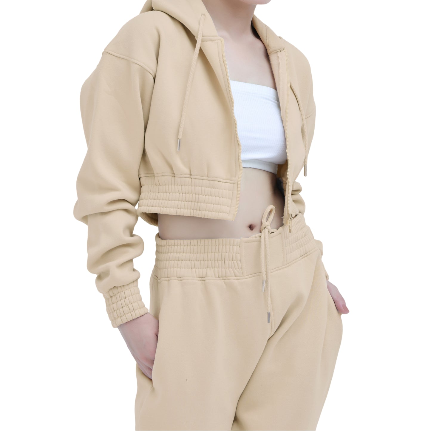 Sweatpants - Open Bottom Stone