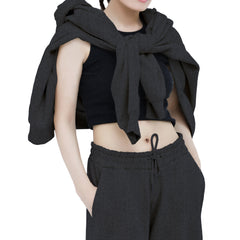 Sweatpants - Elastic Bottom Bleached Grey