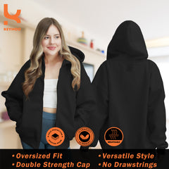 Zip Up Hoodie - Charcoal
