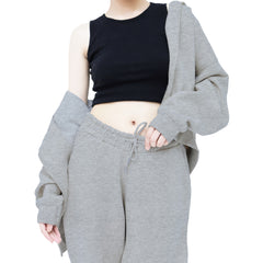 Sweatpants - Open Bottom Charcoal