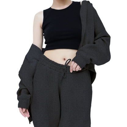Sweatpants - Open Bottom Slate Grey