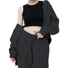 Sweatpants - Open Bottom Charcoal