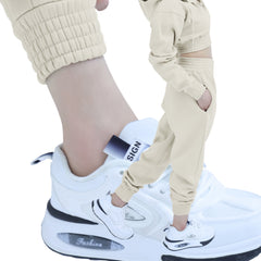 Sweatpants - Elastic Bottom Bleached Grey