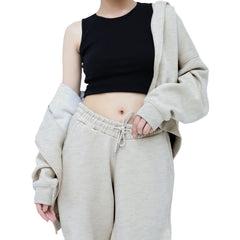 Sweatpants - Open Bottom Charcoal
