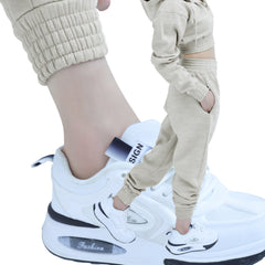Sweatpants - Elastic Bottom Bleached Grey