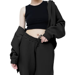 Sweatpants - Open Bottom Charcoal