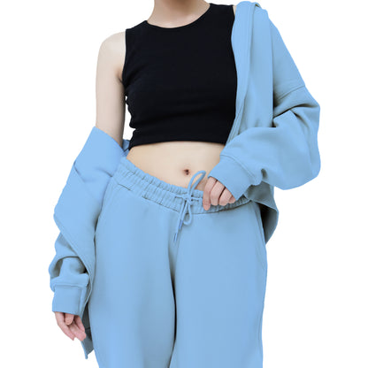 Sweatpants - Open Bottom Slate Grey