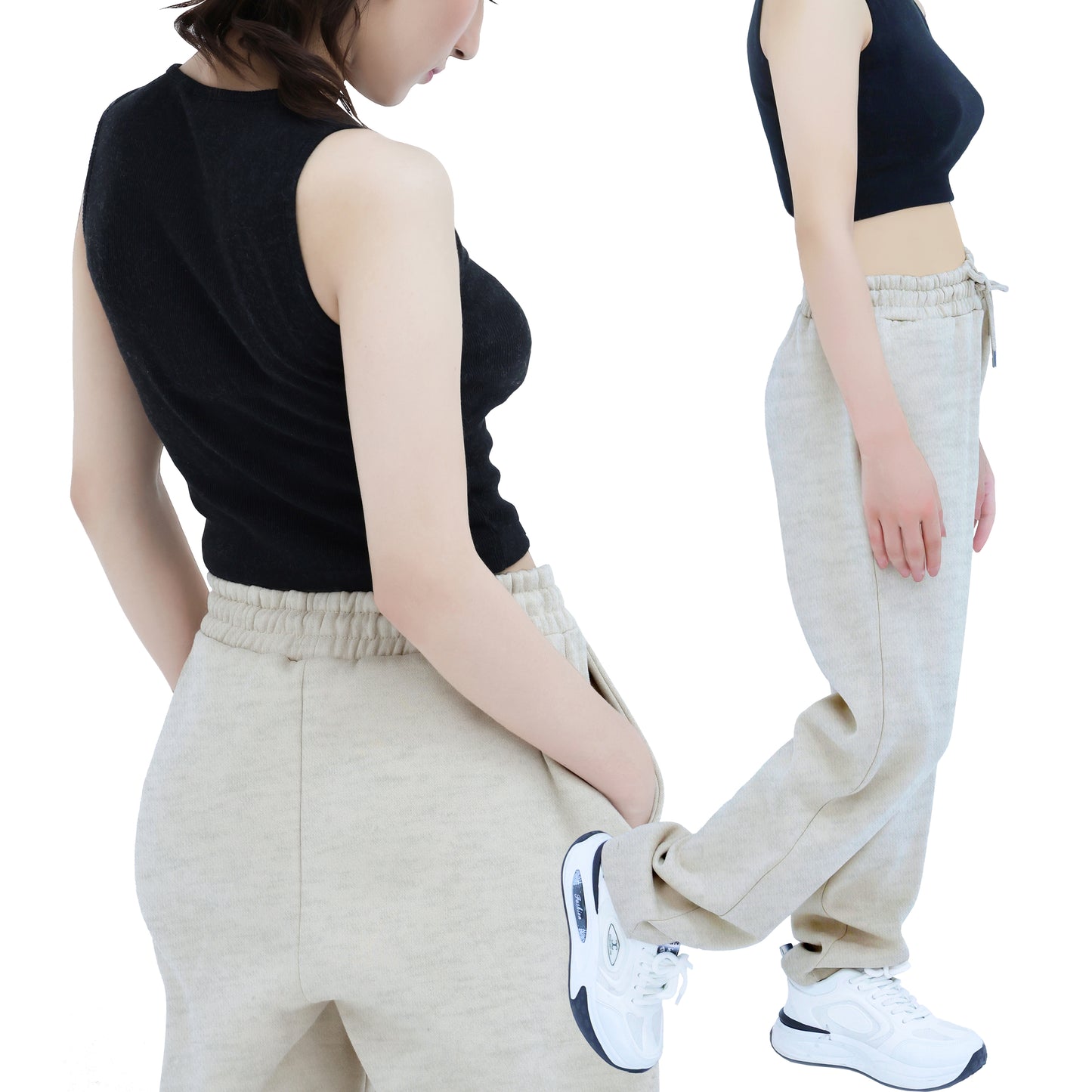 Sweatpants - Open Bottom Mint