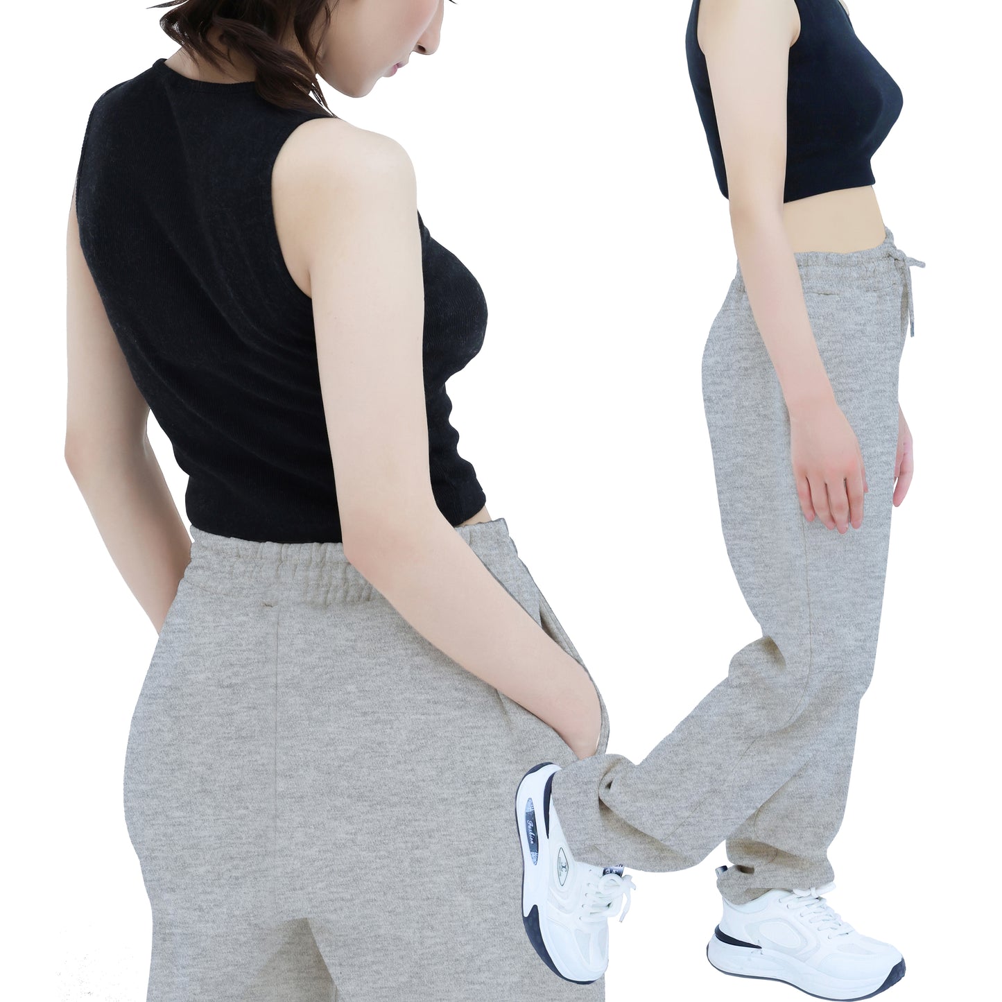 Sweatpants - Open Bottom Mint