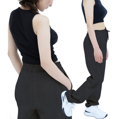 Sweatpants - Open Bottom Slate Grey