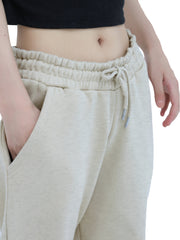 Sweatpants - Elastic Bottom Bleached Grey