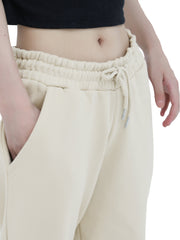 Sweatpants - Elastic Bottom Bleached Grey