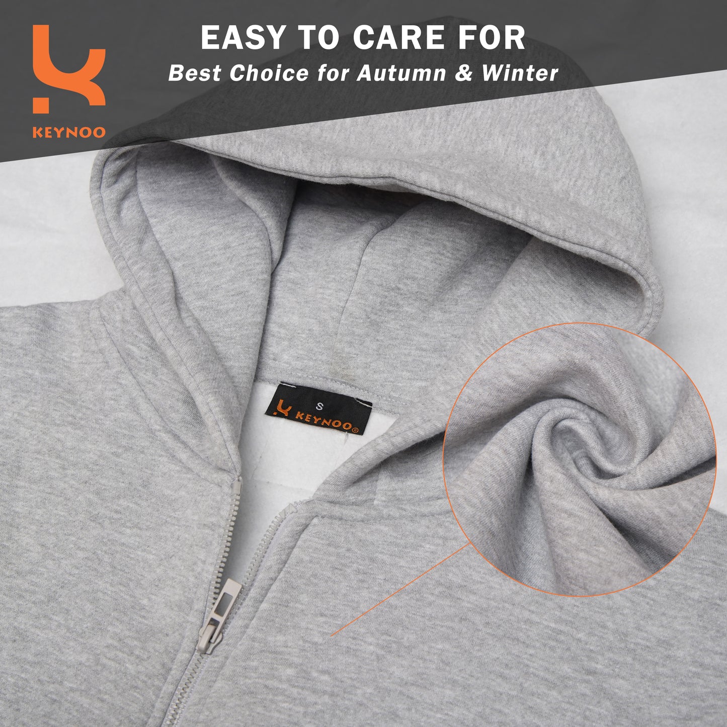 Zip Up Hoodie - Black.