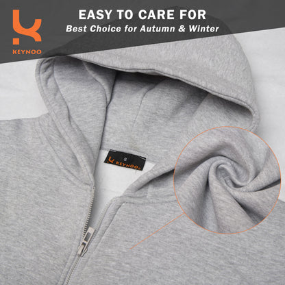 Zip Up Hoodie - Black.