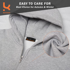 Zip Up Hoodie - Charcoal