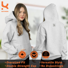 Pullover Hoodie - Heather Grey