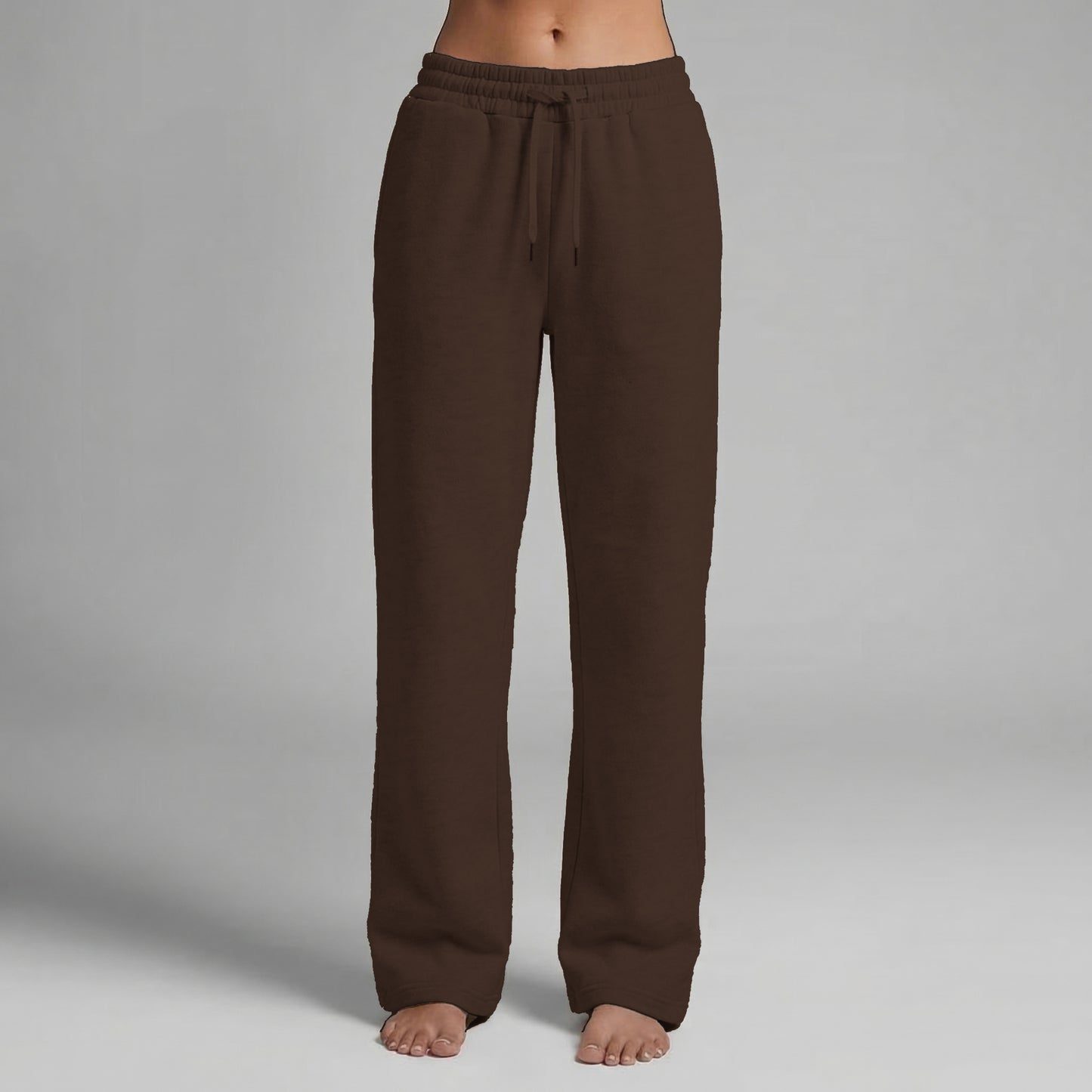 Sweatpant Open Bottom- Charcoal