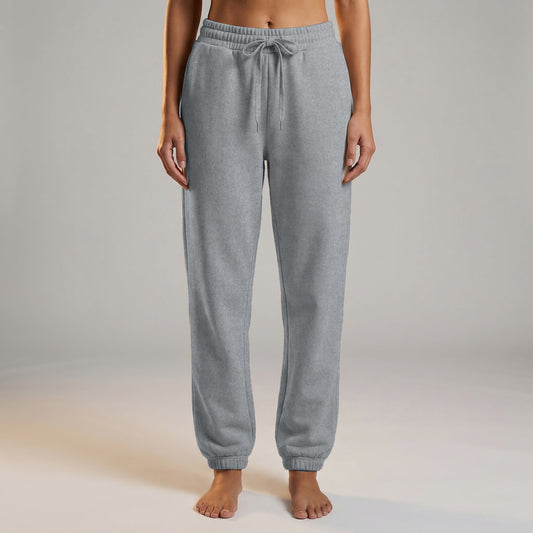 Sweatpant Elastic Bottom- Heather Grey