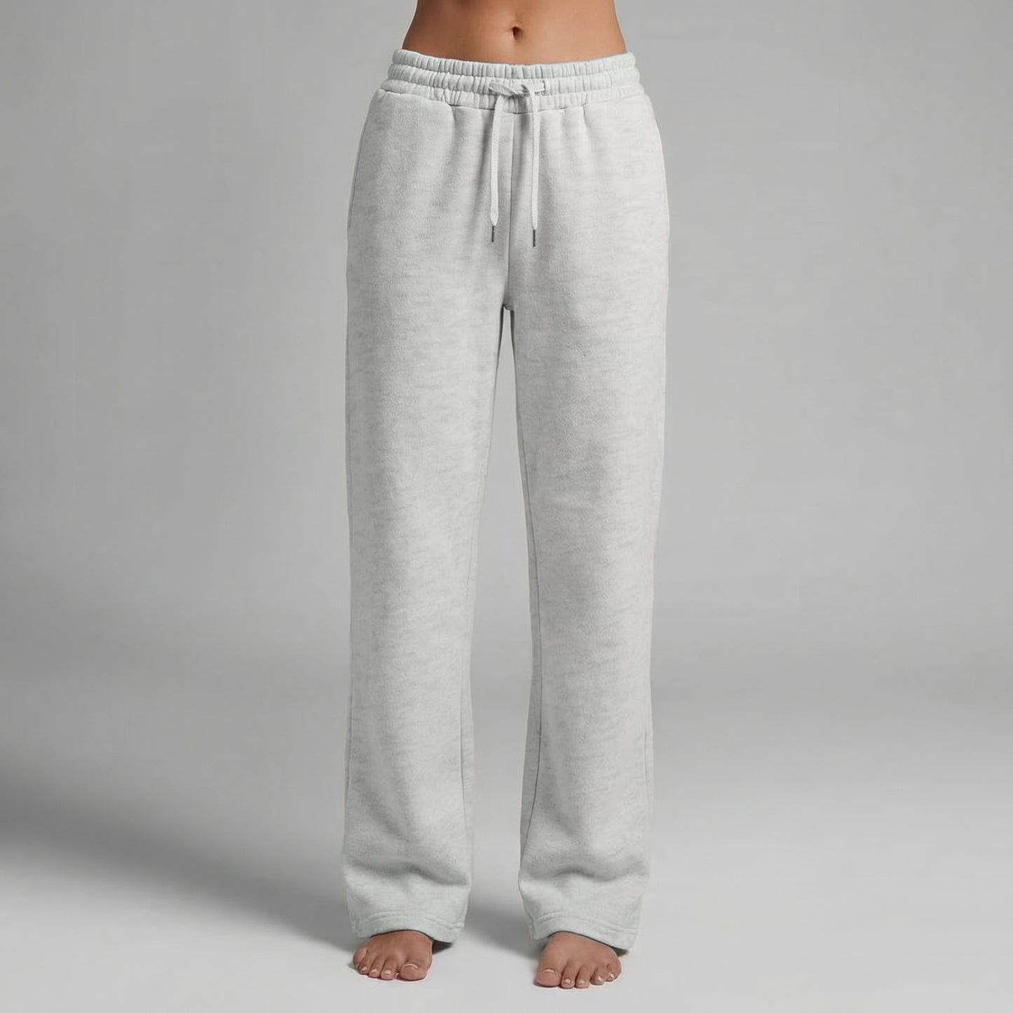 Sweatpant Open Bottom- Charcoal