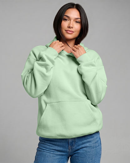 KEYNOO Oversized Pullover Hoodie – Mint