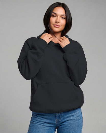 KEYNOO Oversized Pullover Hoodie – Slate Grey