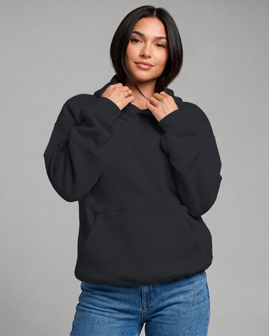 KEYNOO Oversized Pullover Hoodie – Slate Grey