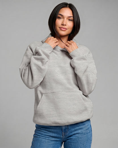 KEYNOO Oversized Pullover Hoodie – Heather Grey