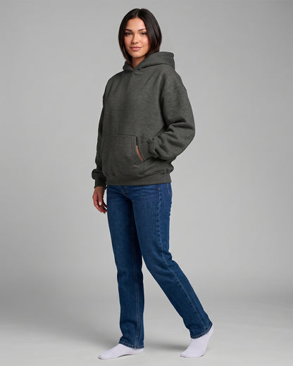 KEYNOO Oversized Pullover Hoodie – Charcoal