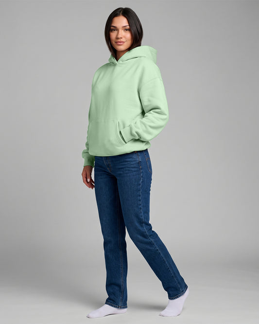 KEYNOO Oversized Pullover Hoodie – Mint