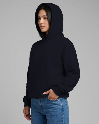 KEYNOO Oversized Pullover Hoodie – Navy