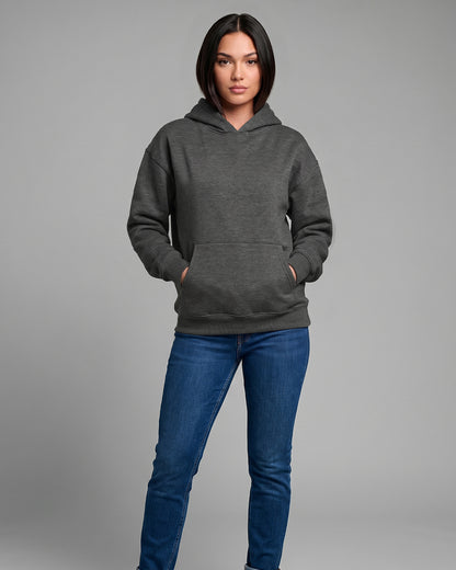 KEYNOO Oversized Pullover Hoodie – Charcoal