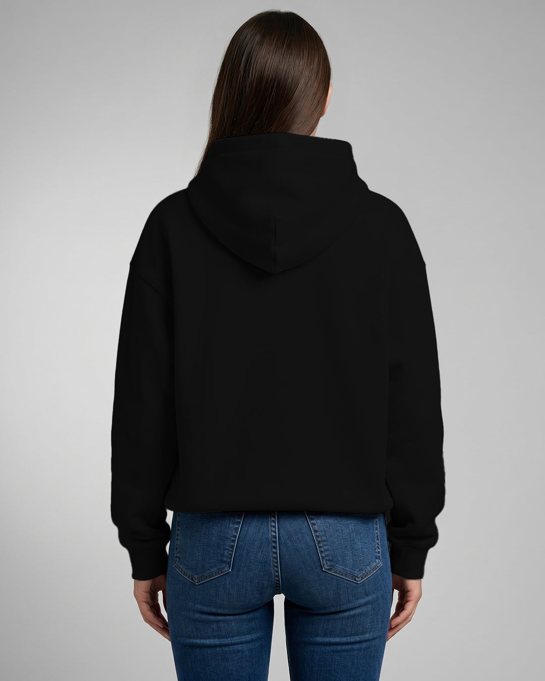 KEYNOO Oversized Pullover Hoodie – Black