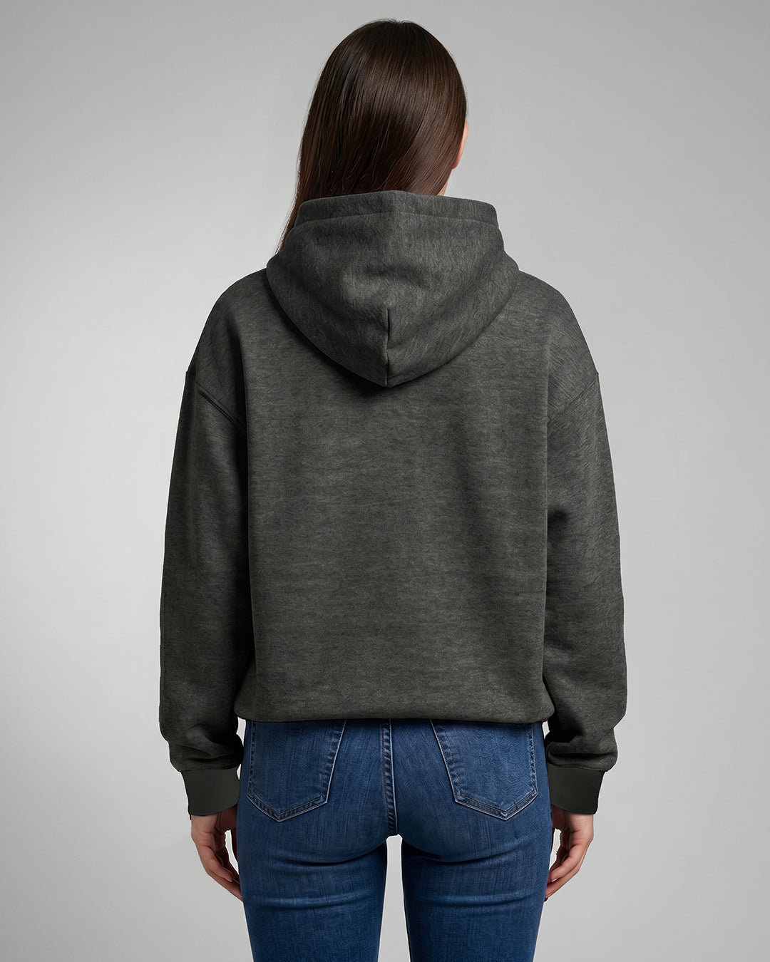 KEYNOO Oversized Pullover Hoodie – Charcoal