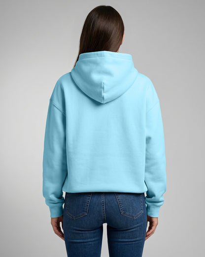 KEYNOO Oversized Pullover Hoodie – Sky Blue