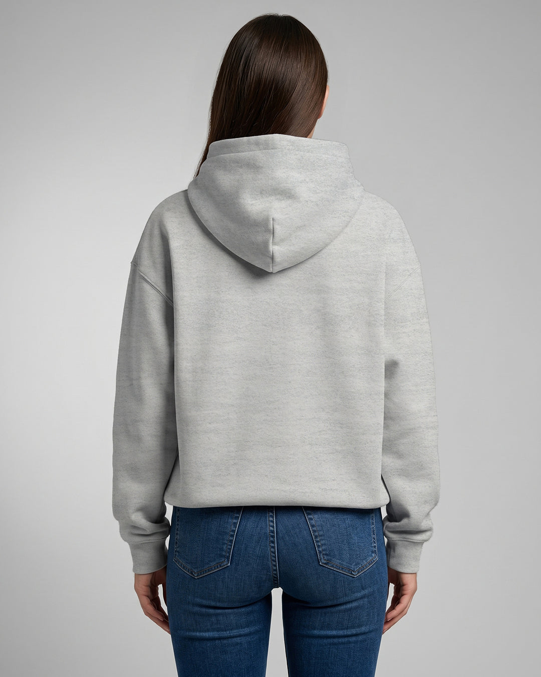 KEYNOO Oversized Pullover Hoodie – Heather Grey