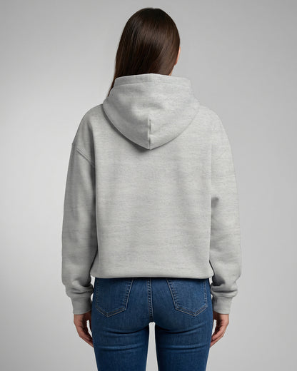 KEYNOO Oversized Pullover Hoodie – Heather Grey