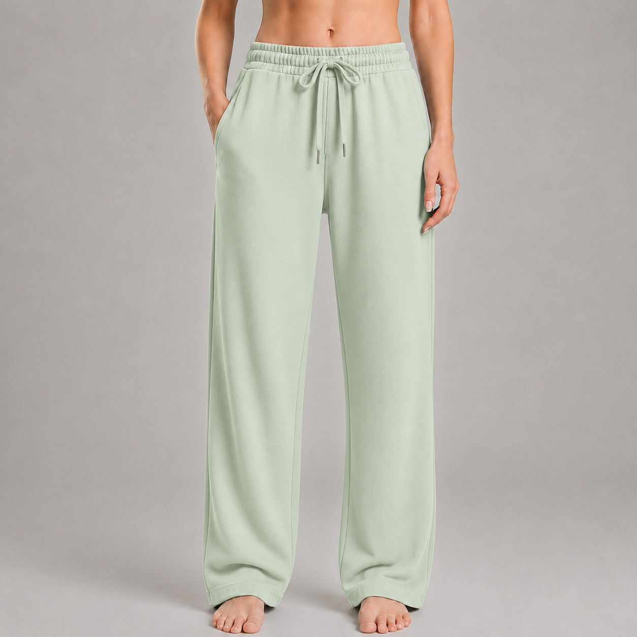Sweatpant Open Bottom- Mint