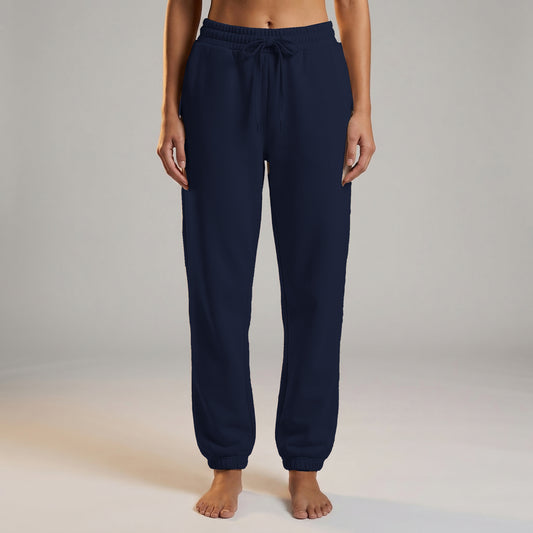 Sweatpant Elastic Bottom- Navy